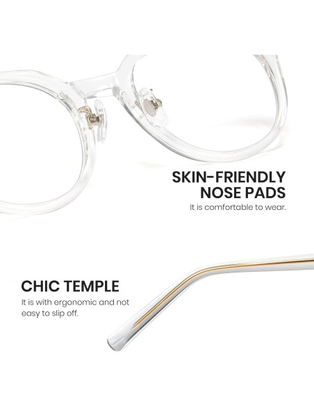 Gafas de bloqueo de luz azul Cyxus unisex para computadora