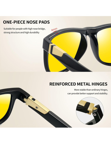 Gafas de sol polarizadas Joopin UV400 para conducción nocturna