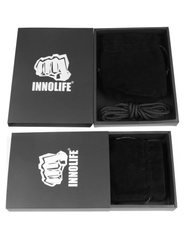 Bolsa de Esquiva de Boxeo INNOLIFE de Franela Negra para Entrenamiento