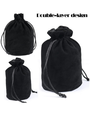 Bolsa de Esquiva de Boxeo INNOLIFE de Franela Negra para Entrenamiento