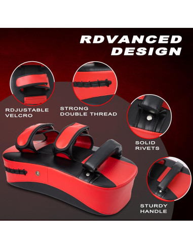 Escudo de Patadas Curvado Genérico 36x19cm para Muay Thai