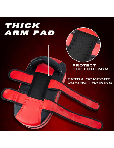 Escudo de Patadas Curvado Genérico 36x19cm para Muay Thai