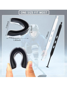 8 Protectores Bucales Juveniles TOODOO para Fútbol y Boxeo 2