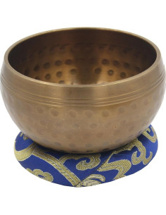 Cojín de Anillo de Seda Azul para Cuenco Tibetano 10 cm 2