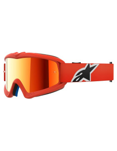 Gafas Alpinestars Vision Youth MX Naranja Lente Espejo Roja