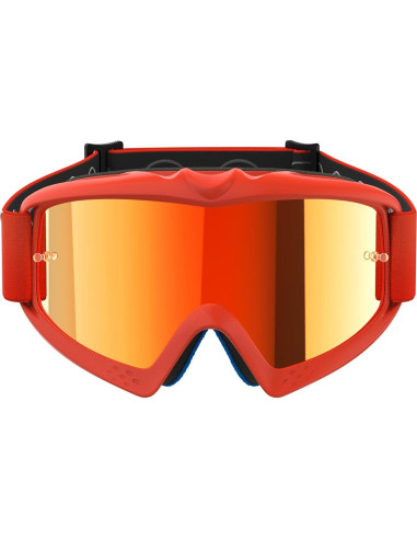 Gafas Alpinestars Vision Youth MX Naranja Lente Espejo Roja