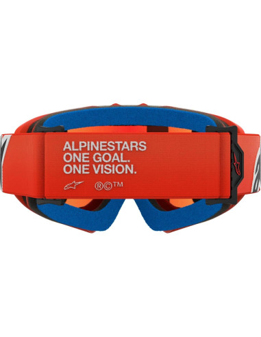 Gafas Alpinestars Vision Youth MX Naranja Lente Espejo Roja