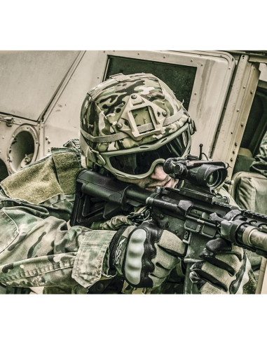 Gafas de sol Wiley X Spear, balísticas ANSI Z87, UV, marco negro