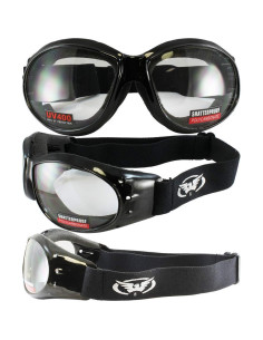Gafas de Moto Global Vision Aviador UV400 para Día y Noche 2
