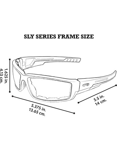 Gafas de sol Global Vision Sly 88 con lente ahumada y montura mate