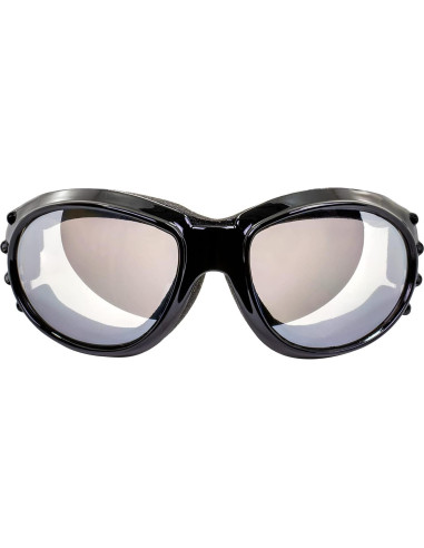 Gafas de Motocicleta Birdz - 2 Pares con Lentes Claros y Ámbar