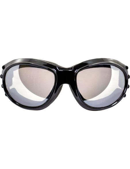 Gafas de Motocicleta Birdz - 2 Pares con Lentes Claros y Ámbar