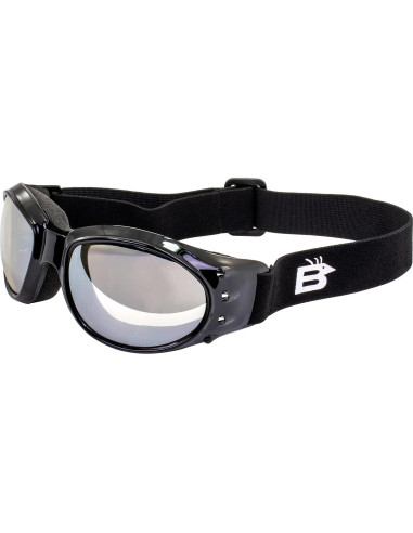 Gafas de Motocicleta Birdz - 2 Pares con Lentes Claros y Ámbar