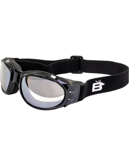 Gafas de Motocicleta Birdz - 2 Pares con Lentes Claros y Ámbar