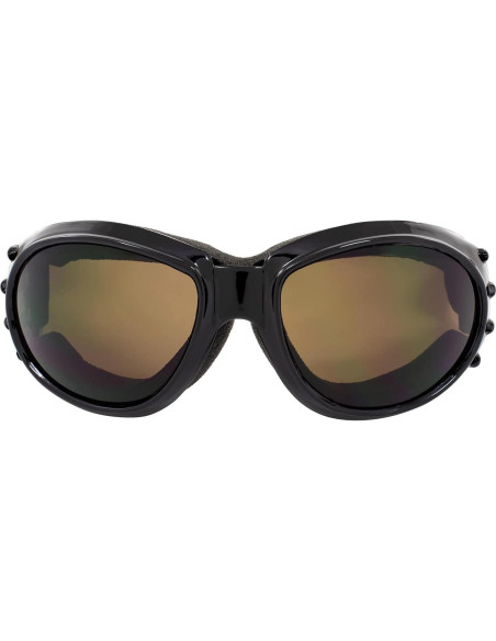 Gafas de Motocicleta Birdz - 2 Pares con Lentes Claros y Ámbar