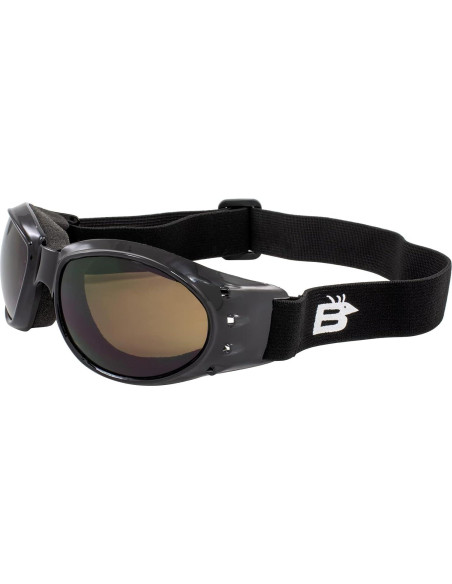 Gafas de Motocicleta Birdz - 2 Pares con Lentes Claros y Ámbar