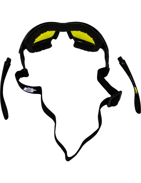 Gafas de Motocicleta Acolchadas Thrasher - 2 Pares, UV400