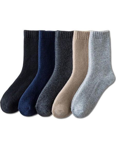 Calcetines Térmicos de Lana MOSOTECH para Hombres - 5 Pares Talla 40-46 Calcetines Térmicos de Lana MOSOTECH para Hombres - 5 Pares Talla 40-46