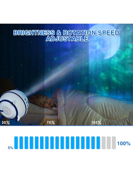 Proyector de Estrellas Luz Galáctica Dongguan MXS-005 9 Efectos