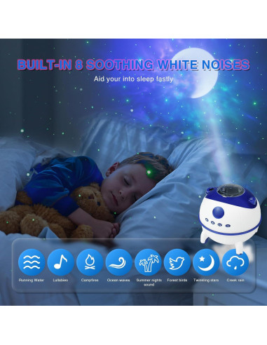 Proyector de Estrellas Luz Galáctica Dongguan MXS-005 9 Efectos