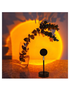 Proyector de Lámpara de Atardecer Lincoln Change 16 Colores