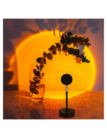 Proyector de Lámpara de Atardecer Lincoln Change 16 Colores