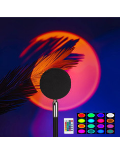 Proyector de Lámpara de Atardecer Lincoln Change 16 Colores 2