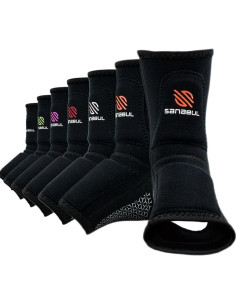 Soporte de Tobillo Gel Sanabul S/M Naranja para Muay Thai 2