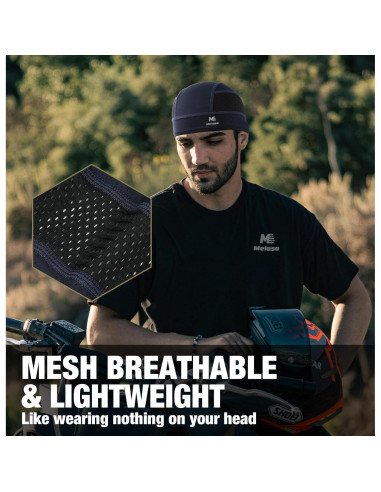 Gorra Enfriadora de Calavera MELASA - Forro de Casco Negro