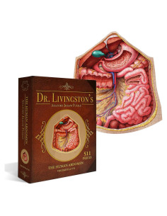 Rompecabezas de Anatomía Humana Genius Games - Abdomen 0.55 kg