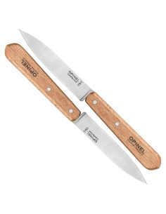 Juego de Cuchillos de Pelar Opinel No. 102 2 Piezas Acero Carbono