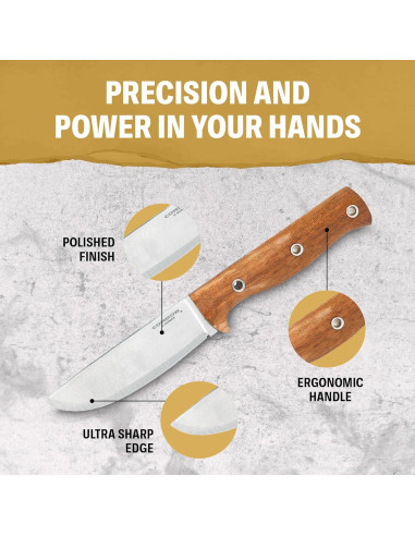 Cuchillo Fijo Condor CTK390045HC para Camping 11.43cm