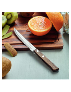 Cuchillo de Carne Tramontina 21 cm Acero Inoxidable Pakkawood