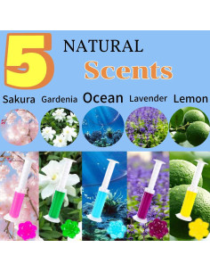 Sello de Gel Limpiador de Inodoro ANTQYUER - 5 Aromas Mixtos 2