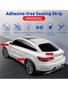 Protector de Bordes de Puertas de Coche Eytool 9.75 m Blanco 2