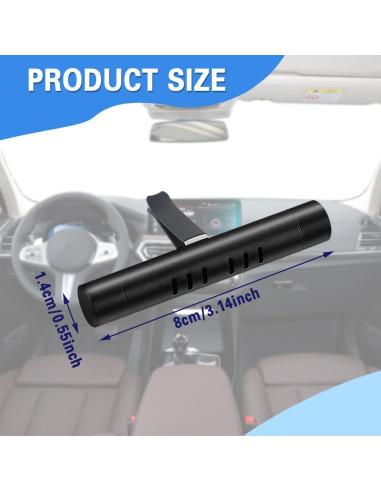 Clip Ambientador de Aire para Automóvil WINUERK Negro