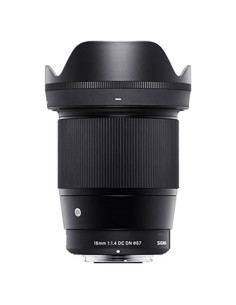 Lente Sigma 16mm f/1.4 DC DN para Canon EF-M - Gran Angular