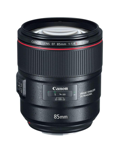 Lente Canon EF 85mm f/1.4L IS USM para DSLR - Estabilizador de Imagen
