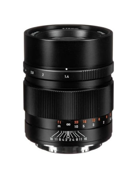 Lente Mitakon Zhongyi Speedmaster 65mm f/1.4 para Fuji GFX