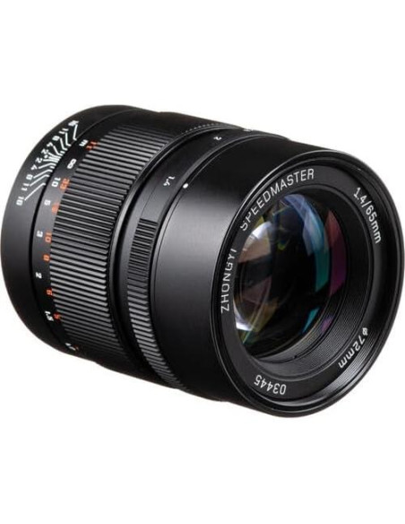 Lente Mitakon Zhongyi Speedmaster 65mm f/1.4 para Fuji GFX