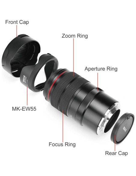 Lente Gran Angular MEKE 6-11mm F3.5 para Cámaras EF-M Lente Gran Angular MEKE 6-11mm F3.5 para Cámaras EF-M