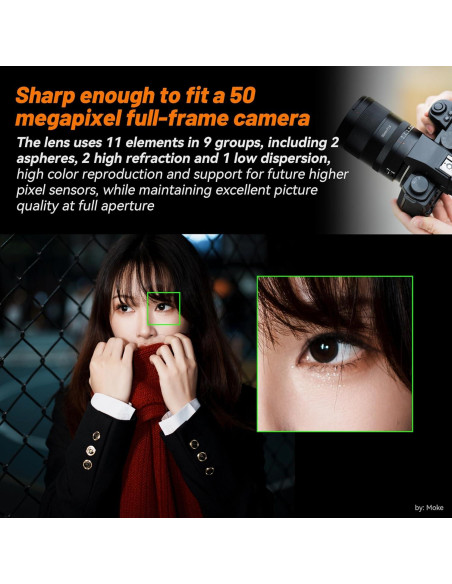 Lente 7artisans AutoFocus 50mm F1.8 para Leica/Panasonic/Sigma