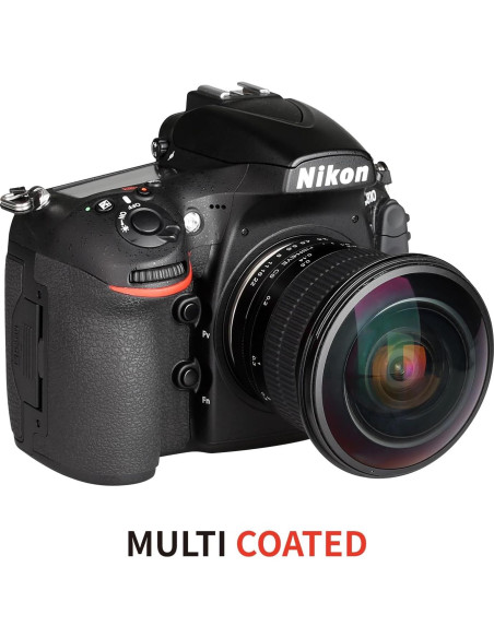 Lente Ocular Gran Angular MEKE 8mm f3.5 Manual para Nikon