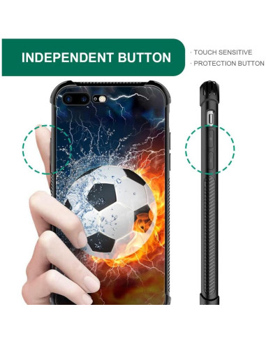 Funda DAIZAG iPhone 7/8/SE 2020 TPU Suave a Prueba de Golpes