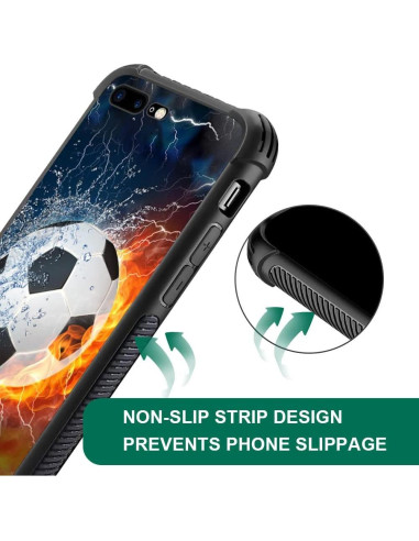 Funda DAIZAG iPhone 7/8/SE 2020 TPU Suave a Prueba de Golpes