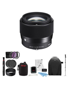 Lente Sigma 56mm f/1.4 DC DN Contemporánea para Sony E + Accesorios