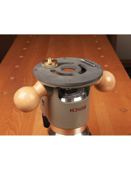 Base de Router Fija WoodRiver para Bosch 1617 - Resina Acetal