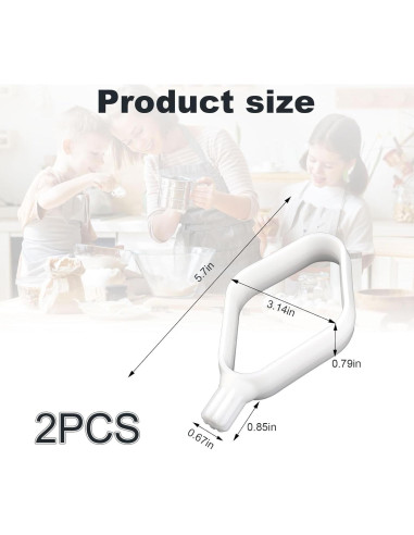 2 Palas para Galletas Bosch 18.4x13cm Accesorios Mezclador