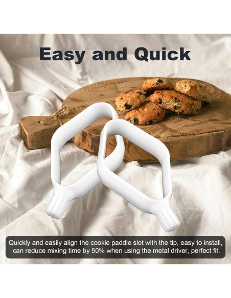 2 Palas para Galletas Bosch 18.4x13cm Accesorios Mezclador