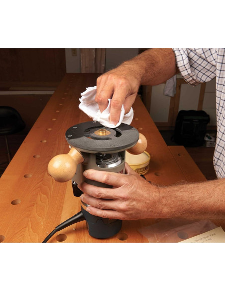 Base de Router Fija WoodRiver para Bosch 1617 - Resina Acetal